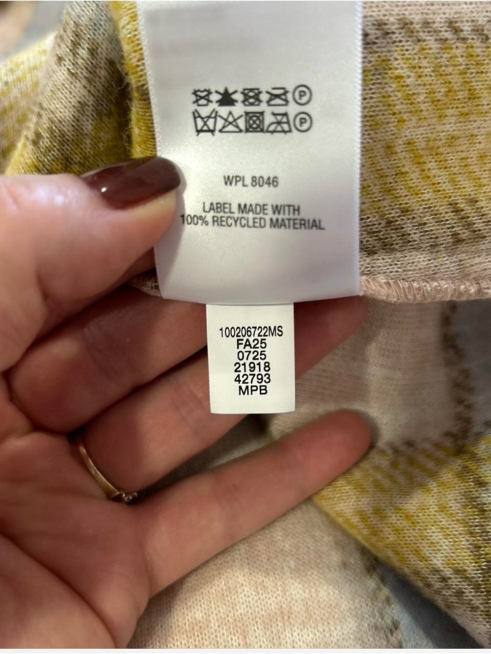 NWT Plaid Oversized Shacket Fall Wool Blend Pink & Blue Woman's XL Streetwear - Picture 6 of 8